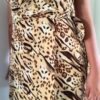 Vestido Largo Animal Print